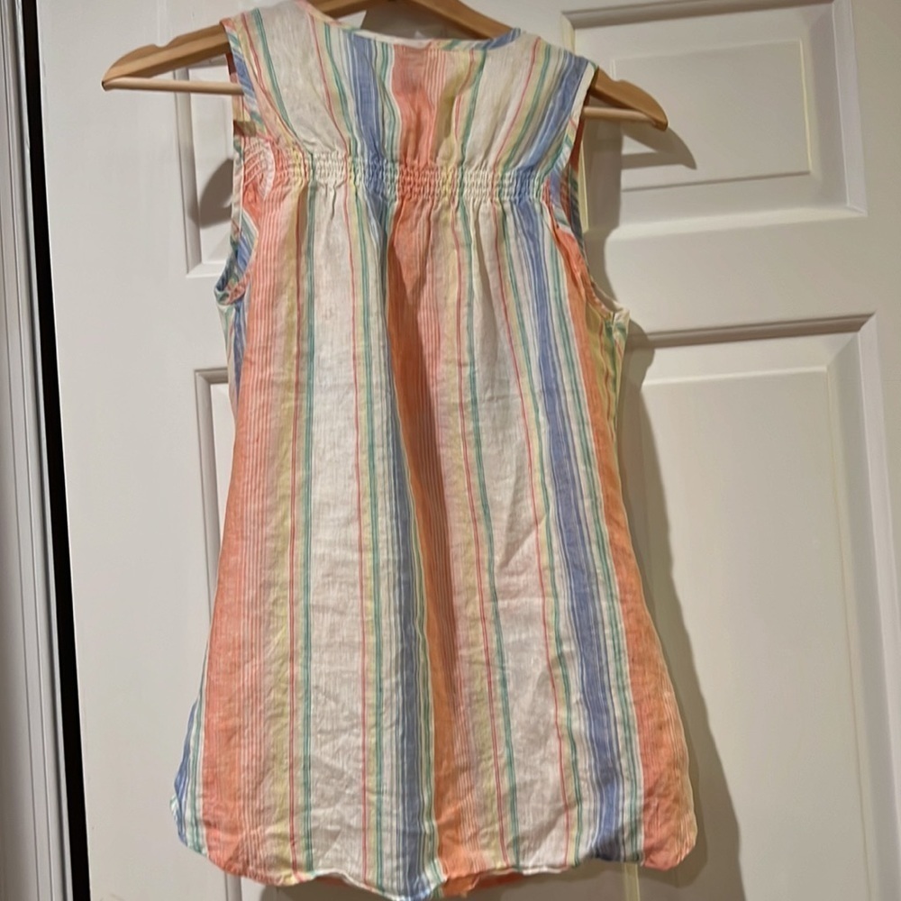 Gap striped linen/cotton tank - Picture 3 of 5